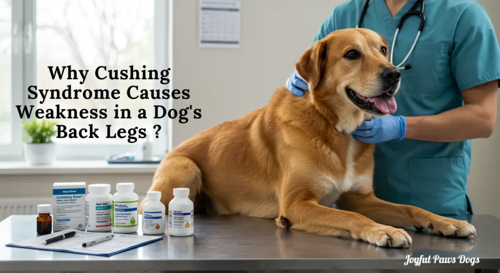 cushing syndrome dog back legs​