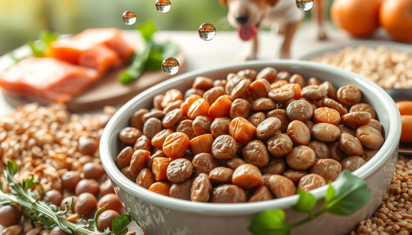 dog food with salmon oil​