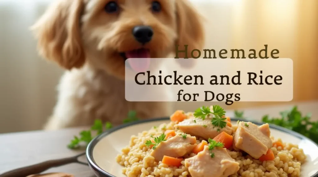 homemade chicken and rice for dogs